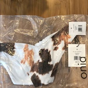 ONIA X WEWOREWHAT COWHIDE BOTTOMS